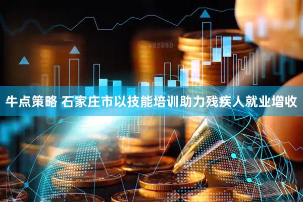 牛点策略 石家庄市以技能培训助力残疾人就业增收