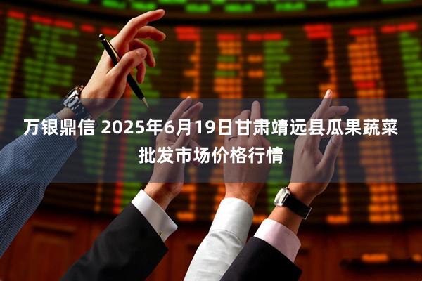 万银鼎信 2025年6月19日甘肃靖远县瓜果蔬菜批发市场价格行情