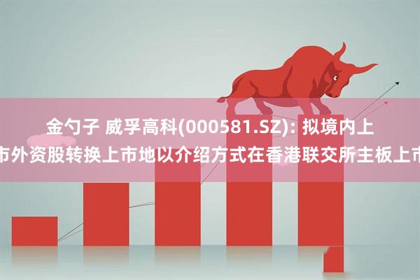 金勺子 威孚高科(000581.SZ): 拟境内上市外资股转换上市地以介绍方式在香港联交所主板上市